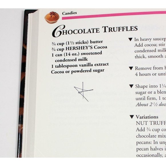 Hershey's Chocolate Lover's Cookbook 175 Delicious Recipes HC 1993 - Picture 8 of 12